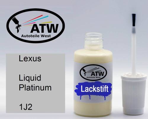 Lexus, Liquid Platinum, 1J2: 20ml Lackstift, von ATW Autoteile West.